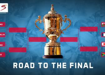 Así quedan los cuartos de final del Mundial de rugby