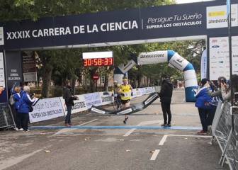 Salinero se venga de Ait Hadi y repite en la Carrera de la Ciencia