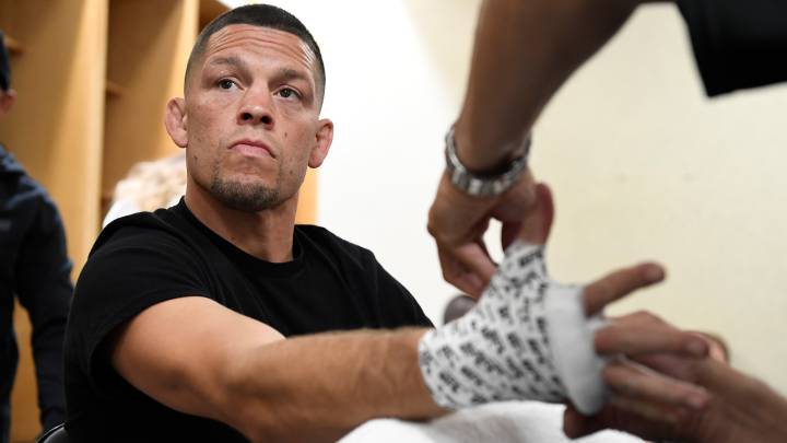 Nate Díaz da positivo y puede caerse del UFC 244.