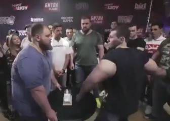 ¡El 'Popeye ruso' perdió en una pelea de cachetadas!
