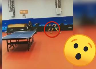 El golpe imposible en el tenis de mesa que es furor en redes