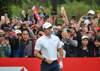 Los aficionados chinos, pendientes de Rory McIlroy