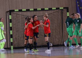 Vane Sotelo lidera la escandalosa goleada de España en Eslovenia