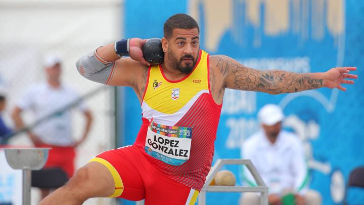 Kim López, subcampeón del mundo de lanzamiento de peso