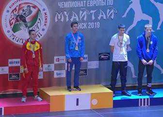 Mikel Fernández, plata en el Europeo de muay thai de Minsk