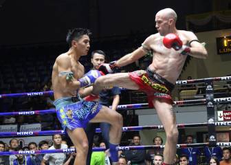 Carlos Coello reaparece con exhibición en el Lumpinee