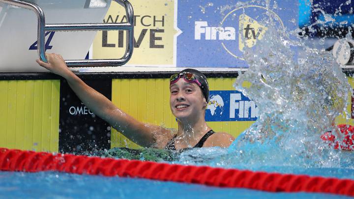 Alba Vázquez, el pasado agosto en Budapest, en los 400 estilos.