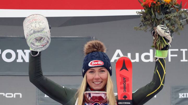 Shiffrin arrasa en el eslalon de Killington e iguala a Moser-Pröll