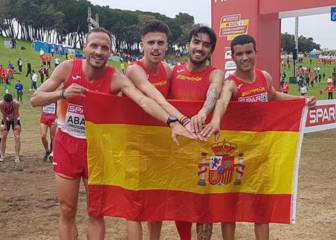 Abadía, Mayo y Carro dan el bronce por equipos a España
