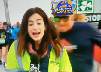 Un maratoniano suspendido de por vida por este acto machista contra una reportera