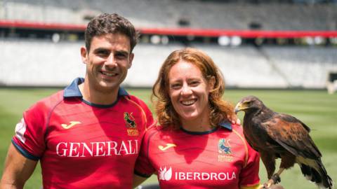 Paco Hernández y Bárbara Plá selecciones españolas rugby seven