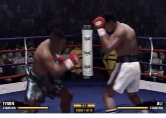 Un youtuber simula un Ali-Tyson que acaba con un brutal KO
