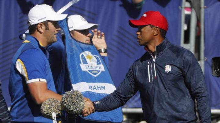 Rahm y Tiger Ryder Cup 2018