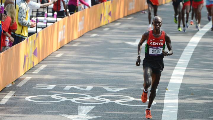 Wilson Kipsang en 2012.