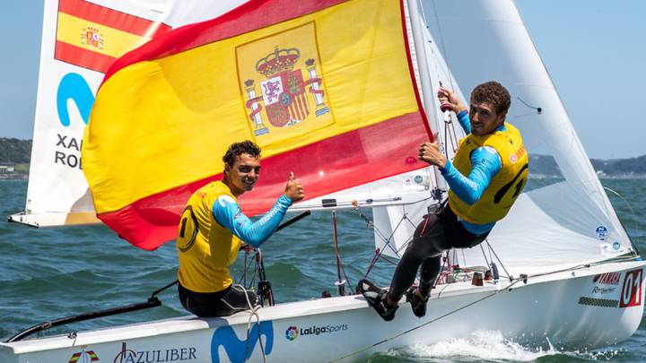 Jordi Xammar y Nicolás Rodríguez, durante una competición.