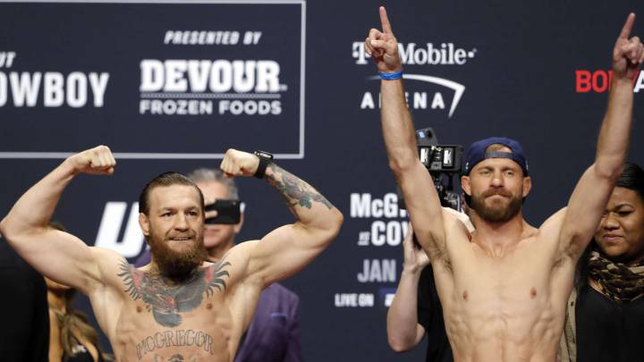 McGregor vs Cowboy: cartelera, horario, TV y cómo ver el UFC 246 hoy