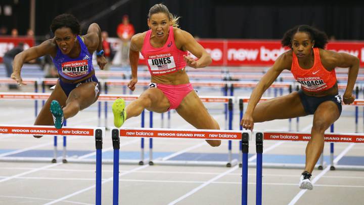 La atleta Lolo Jones, durante una competición.