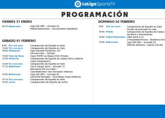 Un partido de LEB Oro en el programa del viernes de LaLigaSports Tv