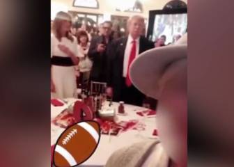 Sale a la luz un vídeo de Trump mofándose del himno de EEUU