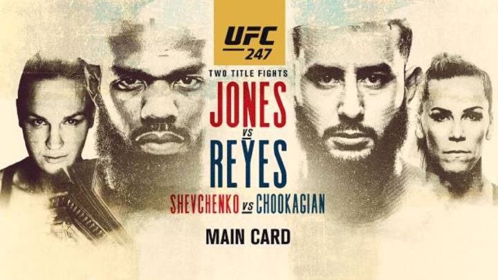 UFC 247: cartelera, horario, TV y cómo ver el Jones - Reyes