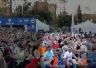Un corredor comete la madre de las imprudencias ante 15.000 runners en la Maratón de Sevilla