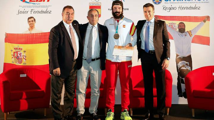 Frank González, Alejandro Blanco, Regino Hernández y May Peus.