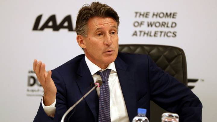 Sebastian Coe, presidente de la Federación Internacional de Atletismo.