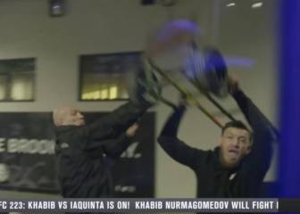 El descontrol de McGregor en inicio de la guerra ante Khabib