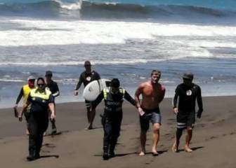 Vídeo de castigo del ex campeón del mundo de surf: