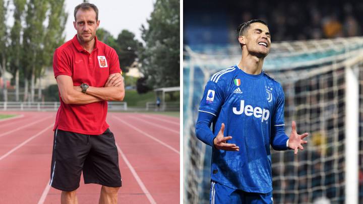 Ángel David 'El Pájaro' Rodríguez y Cristiano Ronaldo.