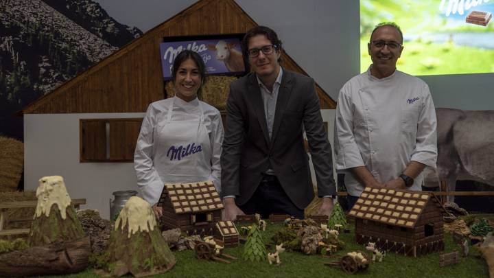 Alma Cupcakes y Nacho Gómez (derecha), maestros chocolateros.