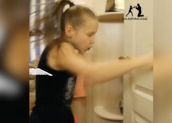 Barbaridad de la niña prodigio del boxeo: Destroza su casa...