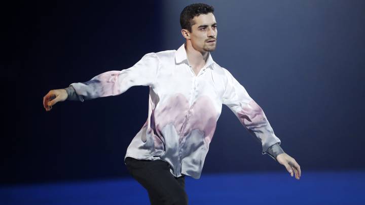 Javier Fernández, durante su espectáculo Revolution On Ice.