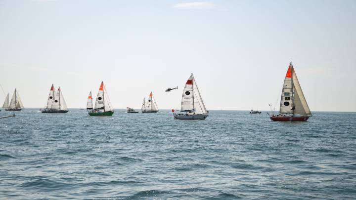 Imagen de archivo de la Vendée Globe de 2018.