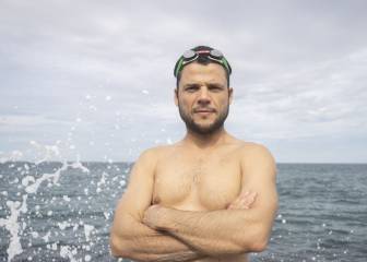 Nacho Dean, el caminante que
une los continentes a nado
