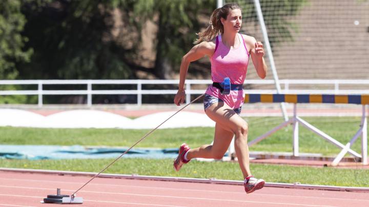 Leticia Gil en el Centro de Alto Rendimiento de Madrid