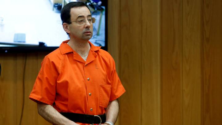 El doctor Larry Nassar, durante el juicio en el que fue condenado culpable de haber cometido abusos sexuales a las gimnastas del equipo de Estados Unidos.