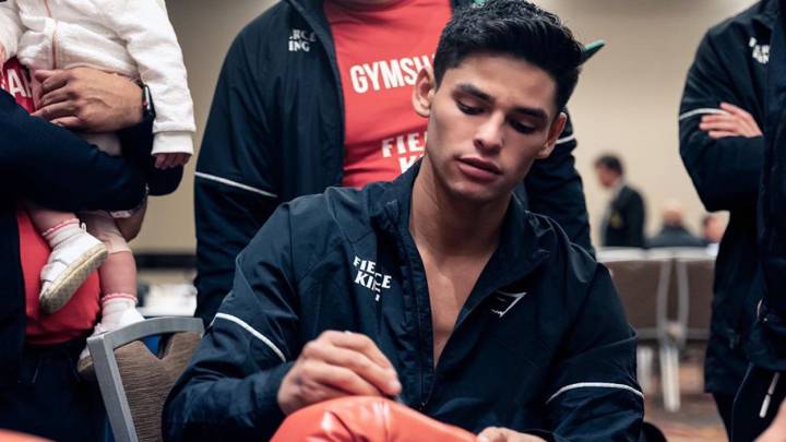 Ryan Garcia habla sobre su renuncia a pelear el 4 de julio.