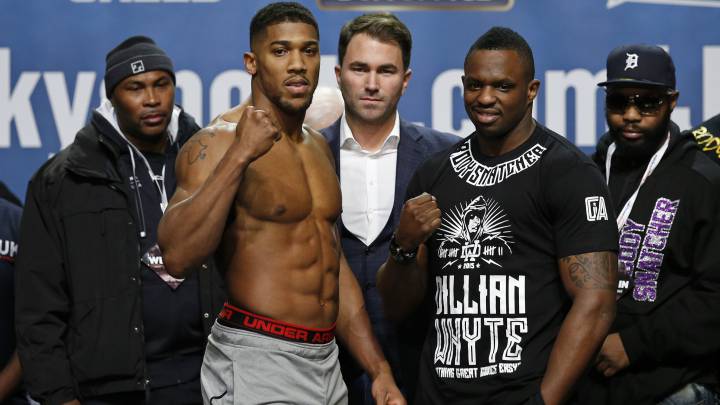 Eddie Hearn prioriza a Whyte ante Fury antes que a Joshua.