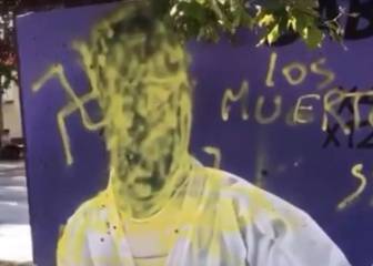 Acto racista contra un mural del medallista Babacar Seck