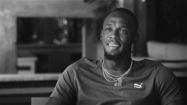 Fotografía cedida por Apple TV+ de Usain Bolt.