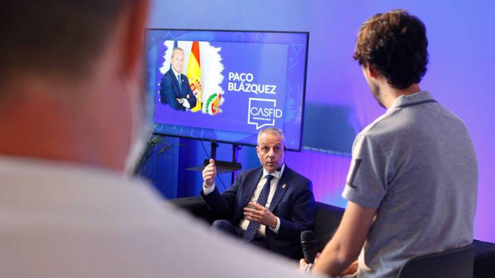 Paco Blázquez en una entrevista