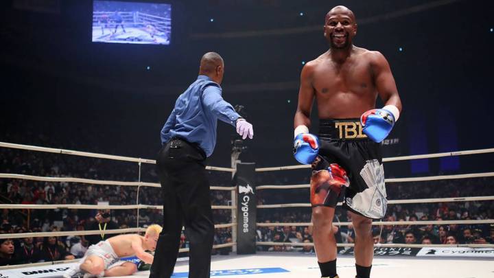 Floyd Mayweather, tentado para otra exhibición en Japón