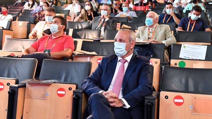 Blázquez en el COI durante la votación de hoy