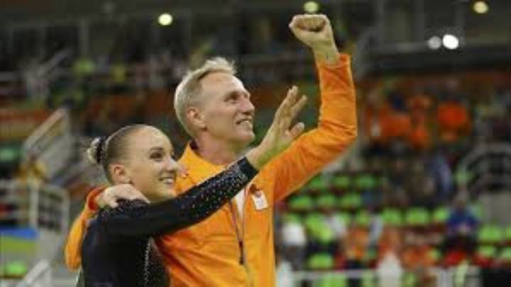 Vincent con su hija Sanne, oro en Rio.