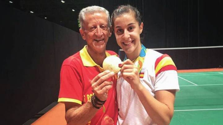 Carolina Marín se despide de su padre, "un apoyo fundamental"