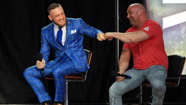Dana White duda de la retirada de McGregor, pero asegura que "no peleará en 2020"