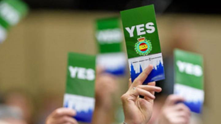 Imagen de una votación en la Real Federación Española de Tiro Olímpico.