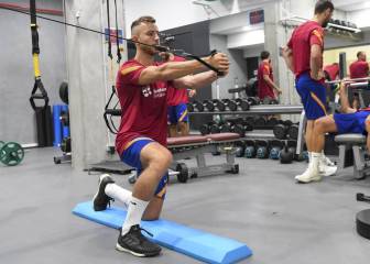 El Barça inicia la concentración en Encamp (Andorra)