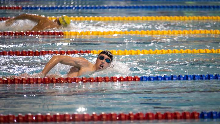 Iván Salguero, durante los Mundiales de Natación Paralímpica de México 2017.